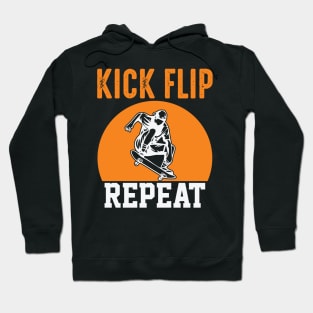 Kick flip Repeat Hoodie